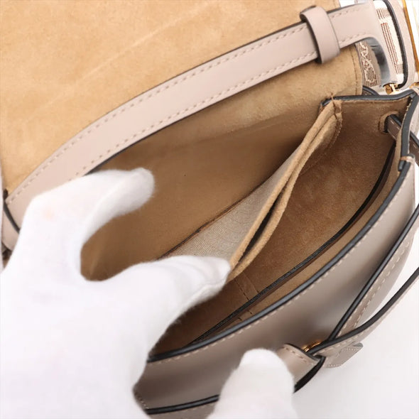 Loewe Beige Leather Mini Gate Bag [Clearance Sale]