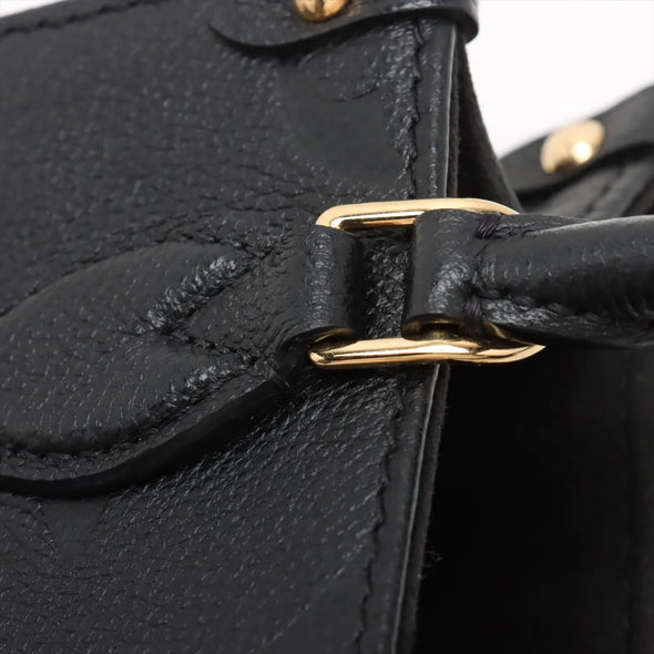 Louis Vuitton Noir Monogram Empreinte Leather OnTheGo BB [Clearance Sale]