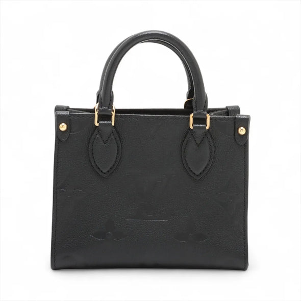 Louis Vuitton Noir Monogram Empreinte Leather OnTheGo BB [Clearance Sale]