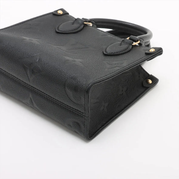 Louis Vuitton Noir Monogram Empreinte Leather OnTheGo BB [Clearance Sale]