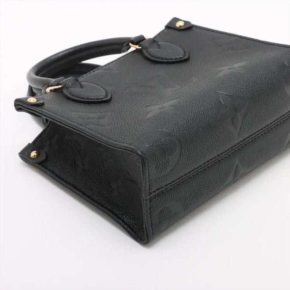 Louis Vuitton Noir Monogram Empreinte Leather OnTheGo BB [Clearance Sale]