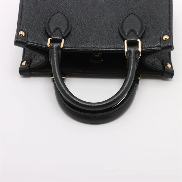 Louis Vuitton Noir Monogram Empreinte Leather OnTheGo BB [Clearance Sale]