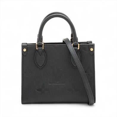 Louis Vuitton Noir Monogram Empreinte Leather OnTheGo BB [Clearance Sale]