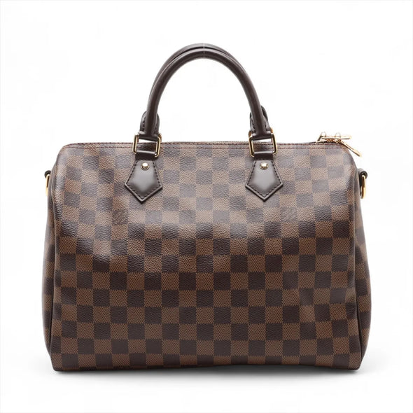 Louis Vuitton Damier Ebene Canvas Speedy 30 Bandouliere [Clearance Sale]
