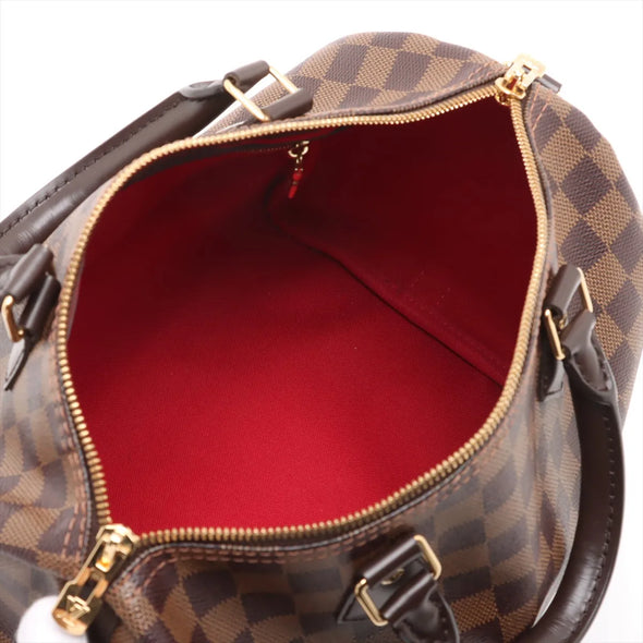 Louis Vuitton Damier Ebene Canvas Speedy 30 Bandouliere [Clearance Sale]