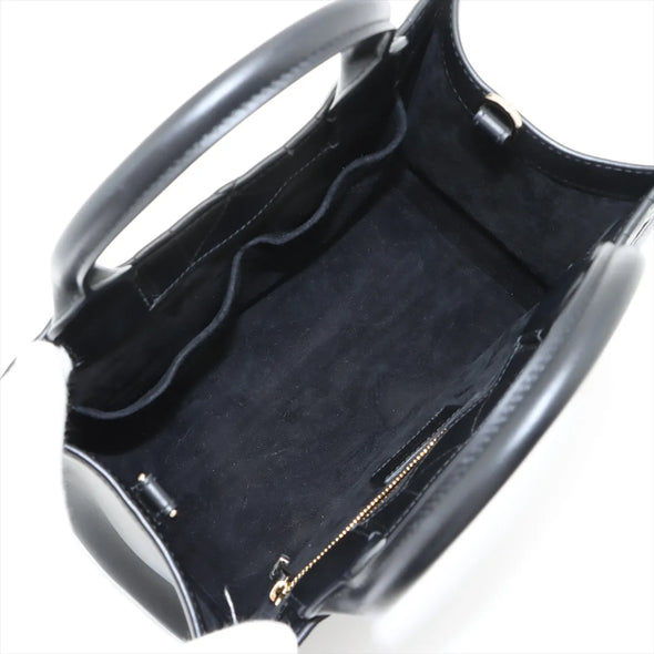 Christian Dior Black Macrocannage Calfskin Small Dior Book Tote [Clearance Sale]