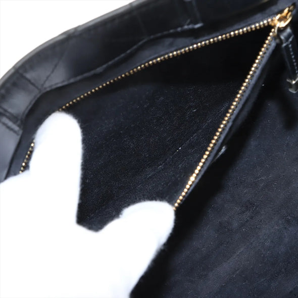 Christian Dior Black Macrocannage Calfskin Small Dior Book Tote [Clearance Sale]