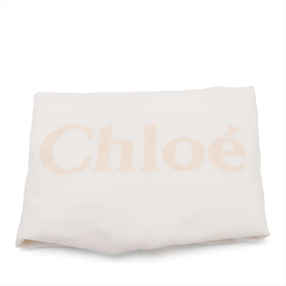 Chloe Black and Beige Canvas Medium Woody Tote Bag [Clearance Sale]