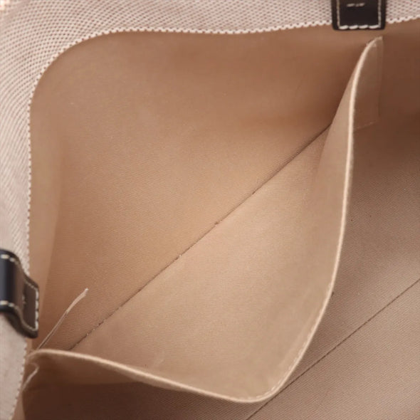 Chloe Black and Beige Canvas Medium Woody Tote Bag [Clearance Sale]