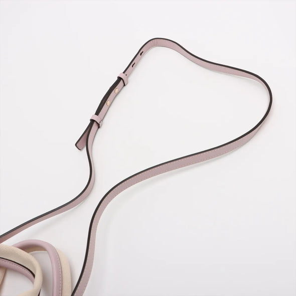 Chloe Pink and Beige Canvas Small Woody Tote Bag [Clearance Sale]