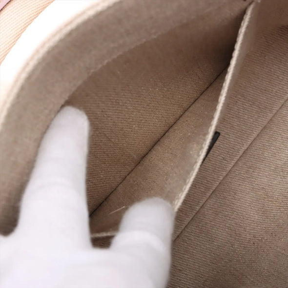 Chloe Pink and Beige Canvas Small Woody Tote Bag [Clearance Sale]