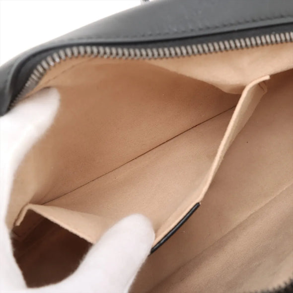 Gucci Black Leather GG Marmont Small Shoulder Bag  [Clearance Sale]