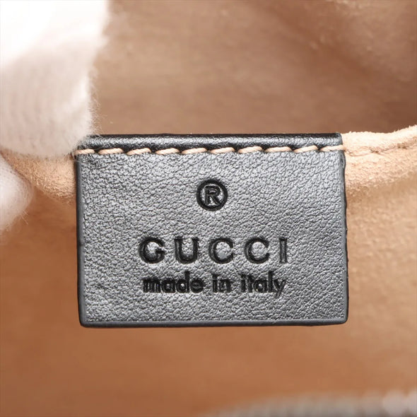 Gucci Black Leather GG Marmont Small Shoulder Bag  [Clearance Sale]