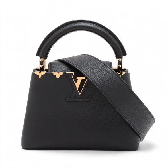 Louis Vuitton Beige Taurillon Leather Capucines BB [Clearance Sale]