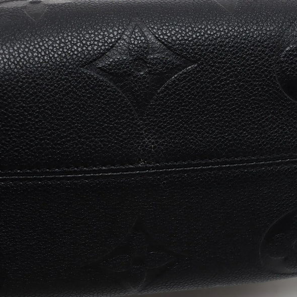 Louis Vuitton Noir Monogram Empreinte Leather Speedy 20  [Clearance Sale]