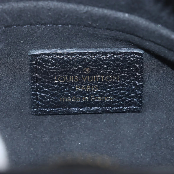 Louis Vuitton Noir Monogram Empreinte Leather Speedy 20  [Clearance Sale]