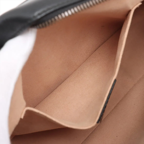 Gucci Black Leather GG Marmont Small Shoulder Bag [Clearance Sale]