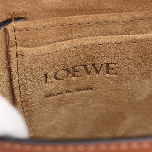 Loewe Brown Leather Mini Gate Bag  [Clearance Sale]