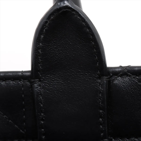 Christian Dior Black Macrocannage Calfskin Mini Dior Book Tote [Clearance Sale]