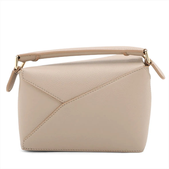 Loewe Beige Leather Mini Puzzle Bag [Clearance Sale]