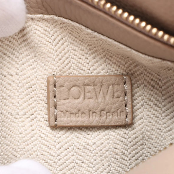 Loewe Beige Leather Mini Puzzle Bag [Clearance Sale]
