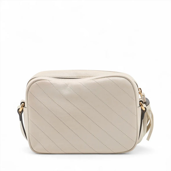 Gucci White Leather Blondie Small Shoulder Bag [Clearance Sale]