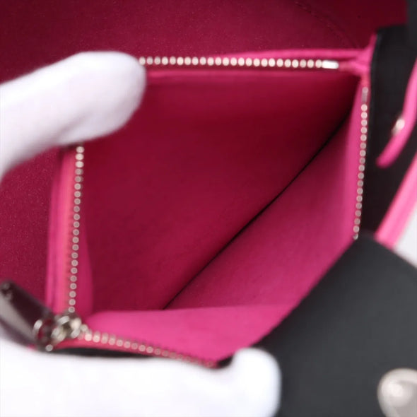 Louis Vuitton Black Leather Lock Me Bucket Bag [Clearance Sale]