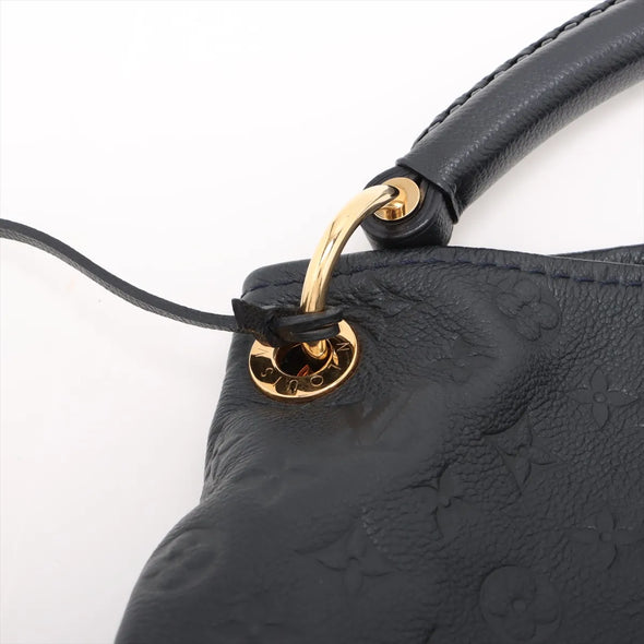 Louis Vuitton Noir Monogram Empreinte Leather Vintage Artsy MM [Clearance Sale]