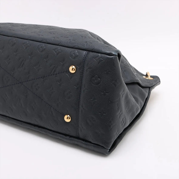 Louis Vuitton Noir Monogram Empreinte Leather Vintage Artsy MM [Clearance Sale]