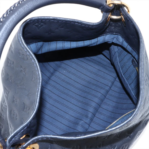 Louis Vuitton Noir Monogram Empreinte Leather Vintage Artsy MM [Clearance Sale]