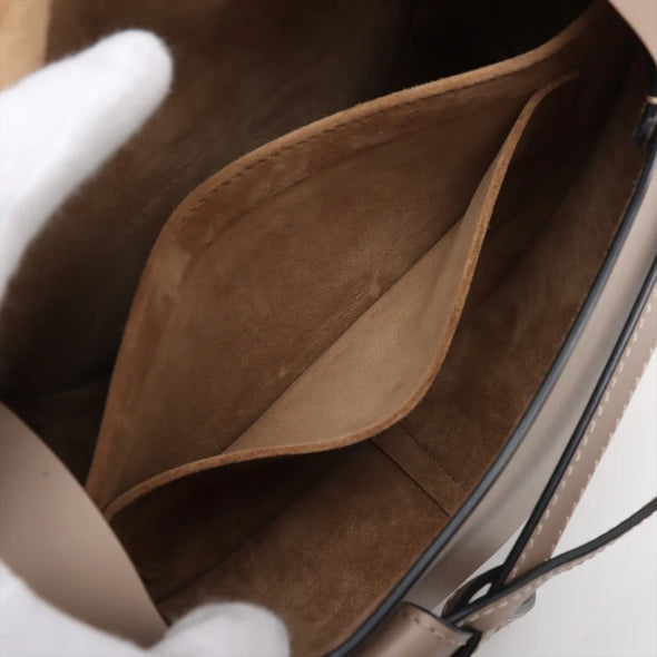 Loewe Beige Leather Mini Gate Bag [Clearance Sale]