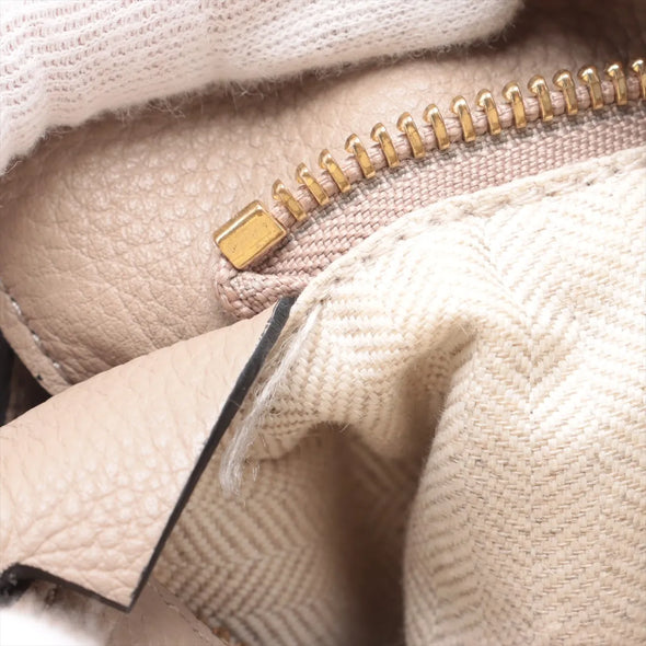 Loewe Beige Leather Small Puzzle Bag [Clearance Sale]