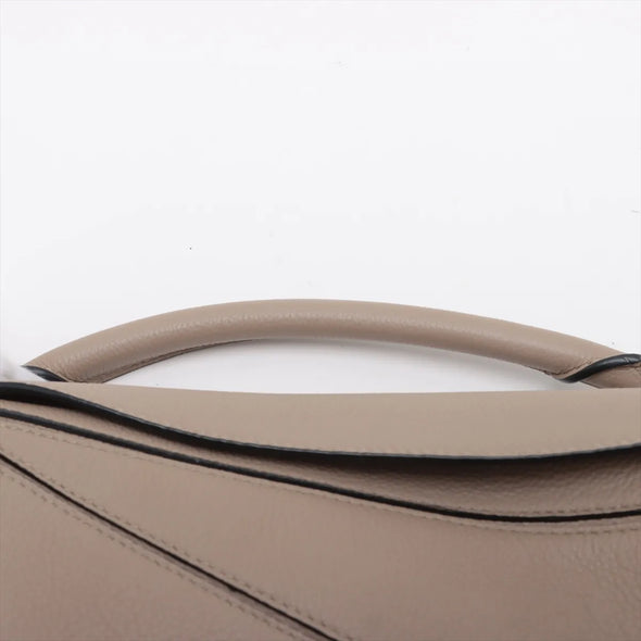 Loewe Beige Leather Small Puzzle Bag [Clearance Sale]