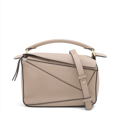 Loewe Beige Leather Small Puzzle Bag [Clearance Sale]