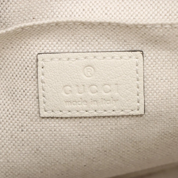 Gucci White Leather Blondie Small Shoulder Bag [Clearance Sale]