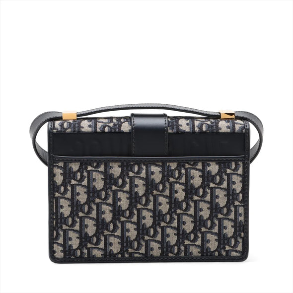 Christian Dior Blue Dioe Oblique Jacquard 30 Montaigne Chain Bag [Clearance Sale]