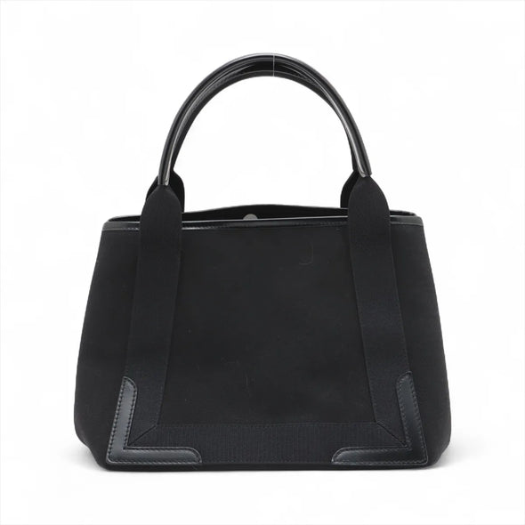 Balenciaga Black Canvas Navy Cabas [Clearance Sale]