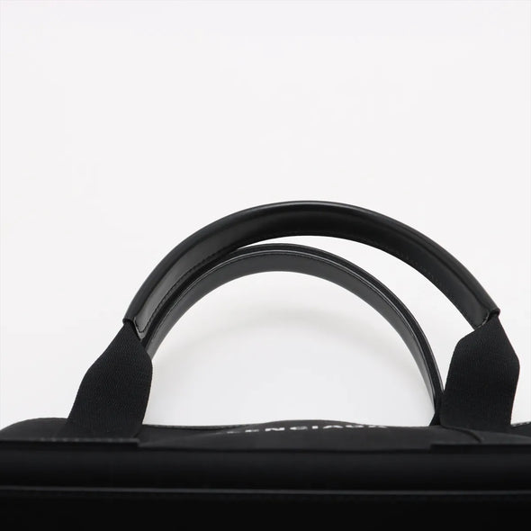Balenciaga Black Canvas Navy Cabas [Clearance Sale]