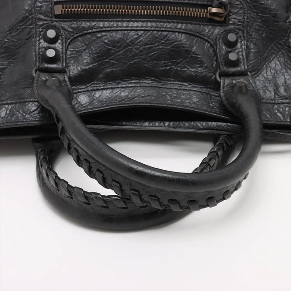 Balenciaga Black Leather Small Le City Bag  [Clearance Sale]