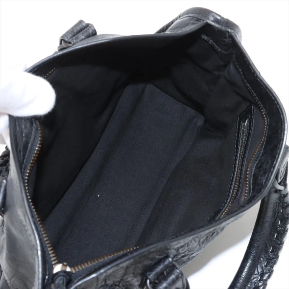 Balenciaga Black Leather Small Le City Bag  [Clearance Sale]