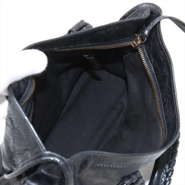 Balenciaga Black Leather Small Le City Bag  [Clearance Sale]