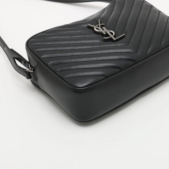Saint Laurent Black Quilted Leather Lou Camera Bag [Clearance Sale]