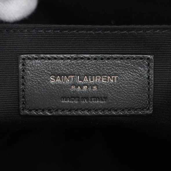 Saint Laurent Black Quilted Leather Lou Camera Bag [Clearance Sale]