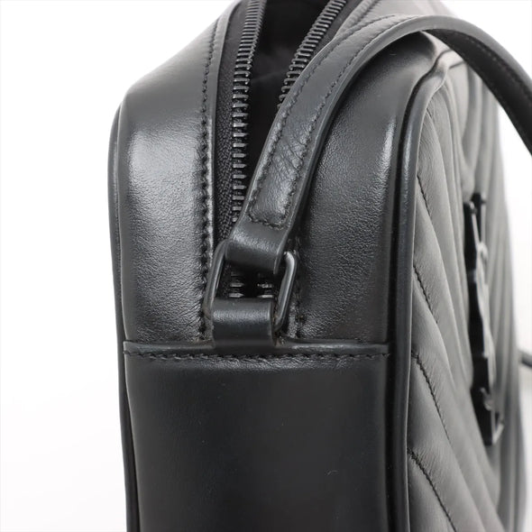 Saint Laurent Black Quilted Leather Lou Camera Bag [Clearance Sale]