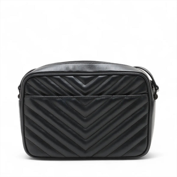 Saint Laurent Black Quilted Leather Lou Camera Bag [Clearance Sale]