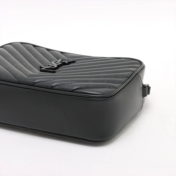 Saint Laurent Black Quilted Leather Lou Camera Bag [Clearance Sale]