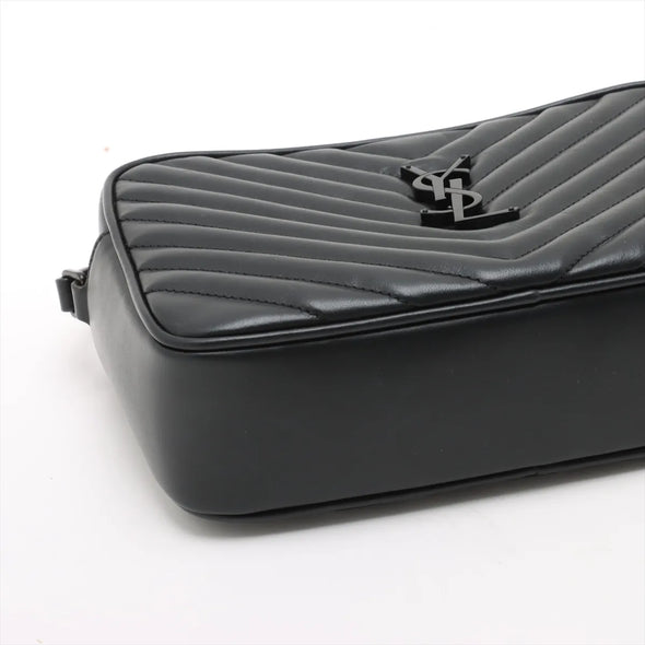 Saint Laurent Black Quilted Leather Lou Camera Bag [Clearance Sale]