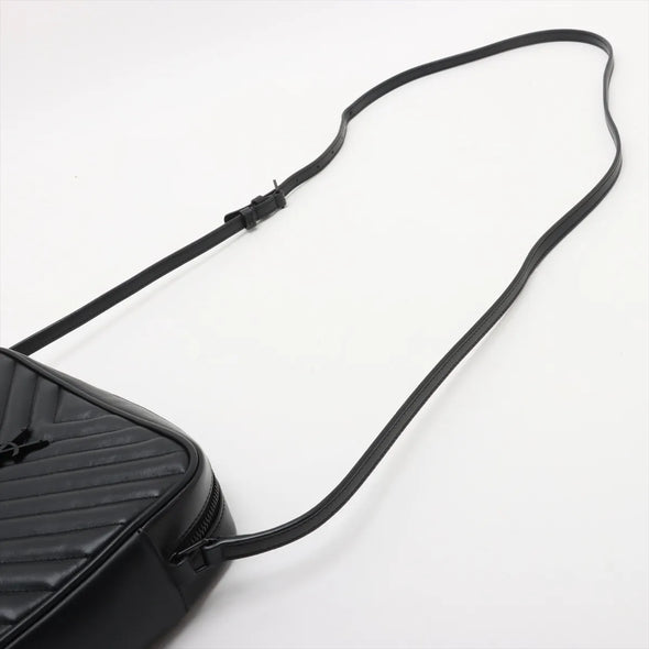 Saint Laurent Black Quilted Leather Lou Camera Bag [Clearance Sale]
