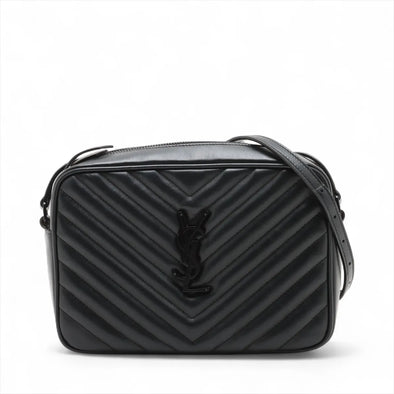 Saint Laurent Black Quilted Leather Lou Camera Bag [Clearance Sale]