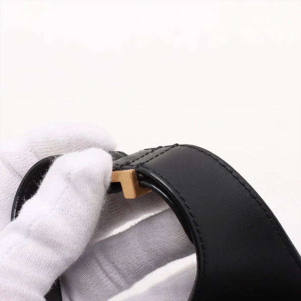 Saint Laurent Black Leather LE 5 A 7 Hobo Bag [Clearance Sale]